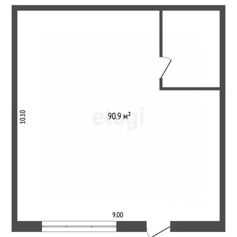 Торговая площадь в Крым, Кировское пгт ул. Дзержинского, 9 (91 м) - Фото 2