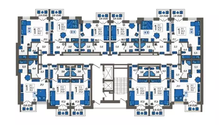 Квартира-студия: Сочи, улица Искры, 88к3 (35.1 м) - Фото 1