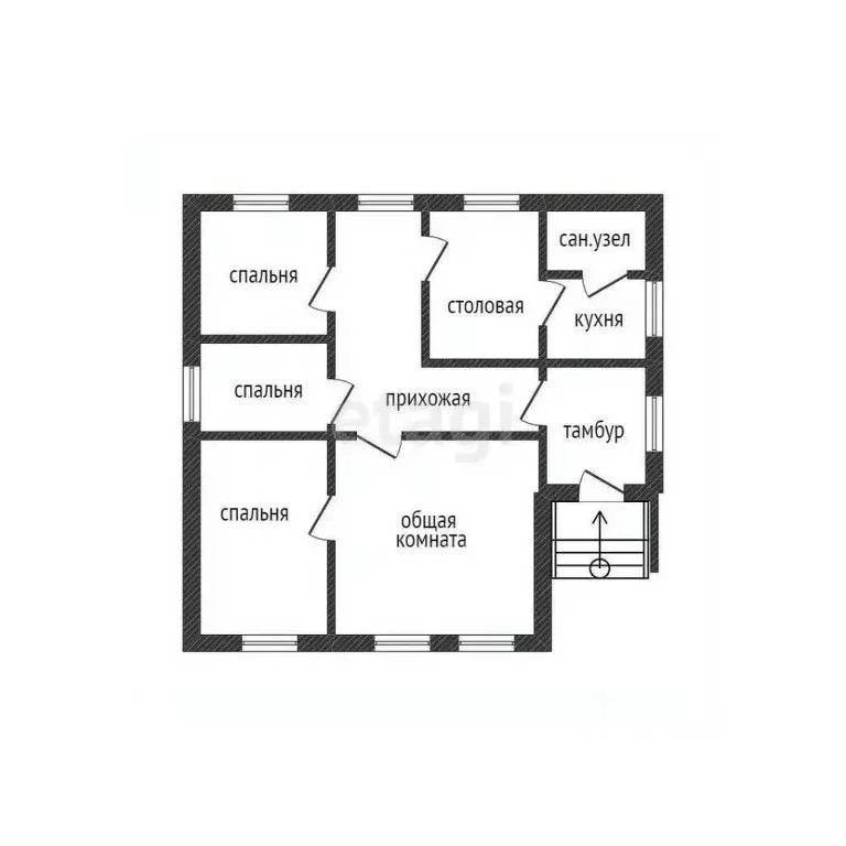 Дом в Белгородская область, Вейделевский район, с. Николаевка ул. ... - Фото 2