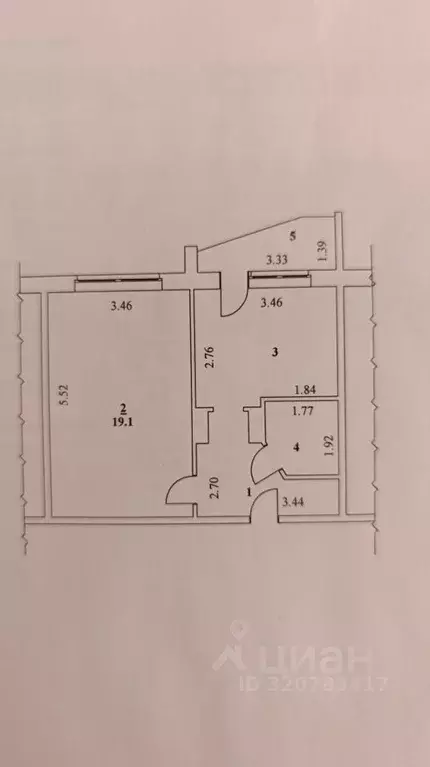 1-к кв. Саратовская область, Балаково Степная ул., 106 (37.2 м) - Фото 1