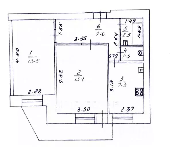 2-к кв. Кировская область, Киров ул. Маклина, 63 (49.5 м) - Фото 1