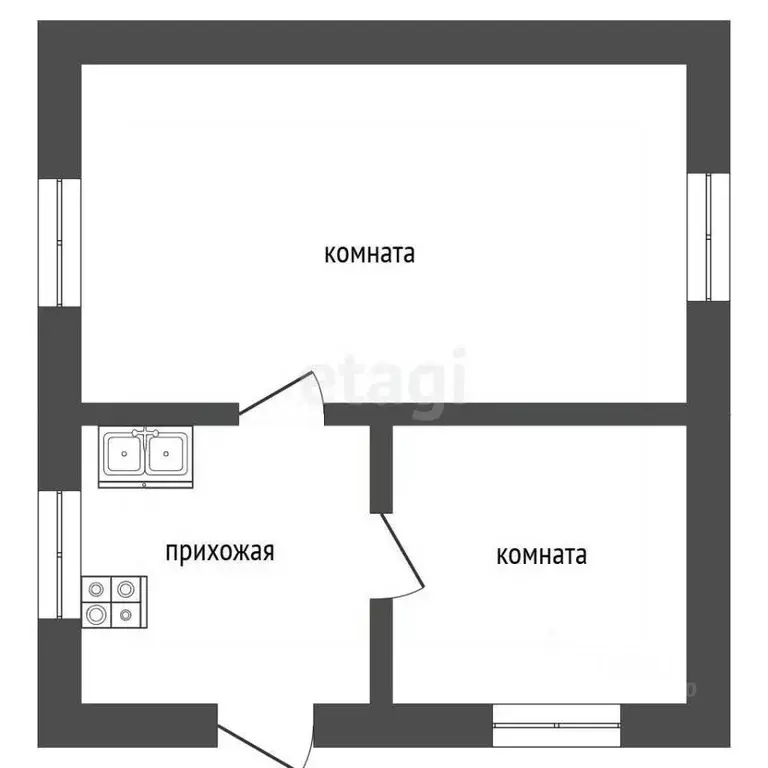 Дом в Ярославская область, Рыбинск Кипячевская ул., 24 (65 м) - Фото 2