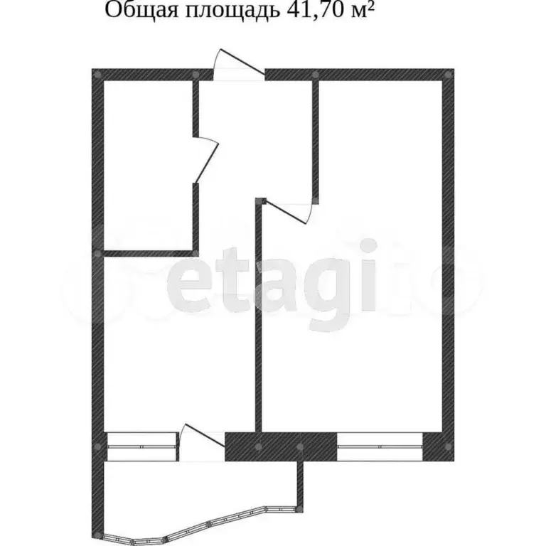 1-к. квартира, 36 м, 1/17 эт. - Фото 0