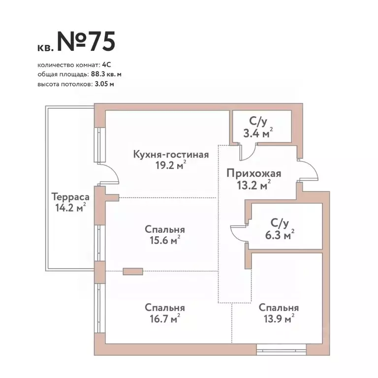 3-к кв. Новосибирская область, Новосибирск Флора и Фауна жилой ... - Фото 0