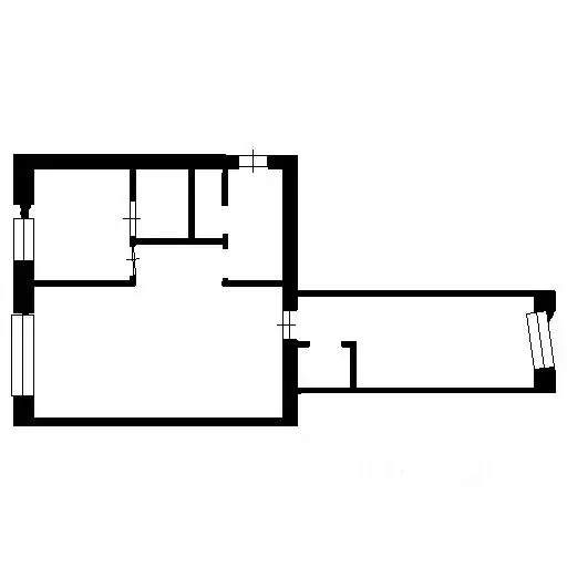 2-к кв. Кемеровская область, Кемерово ул. Юрия Смирнова, 24 (45.0 м) - Фото 1