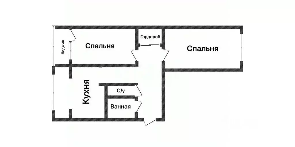 2-к кв. Смоленская область, Смоленск ул. Звездная, 2А (57.1 м) - Фото 2