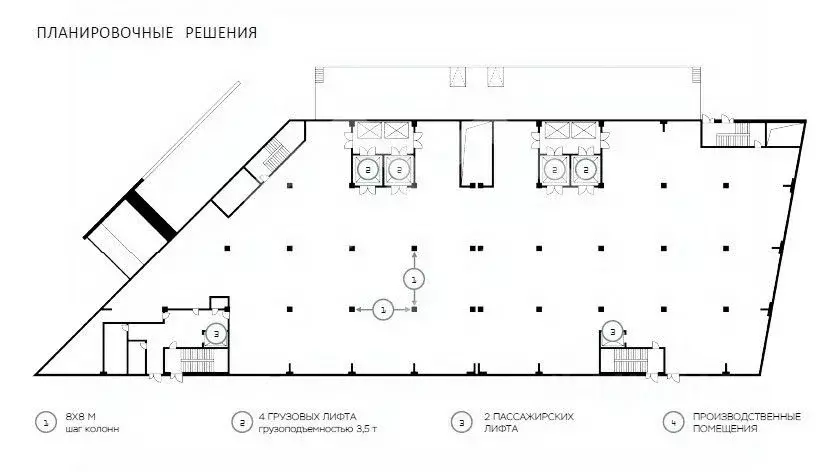 Помещение свободного назначения в Москва Рябиновая ул., 44 (1800 м) - Фото 2