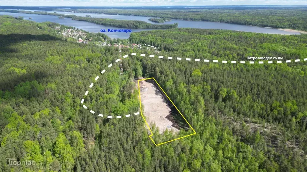 Участок в Карелия, Прионежский район, Шуйское с/пос, д. Шуйская Чупа  ... - Фото 1