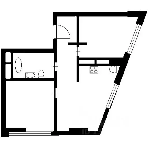 2-к кв. Москва Шмитовский проезд, 39к1 (57.0 м) - Фото 2