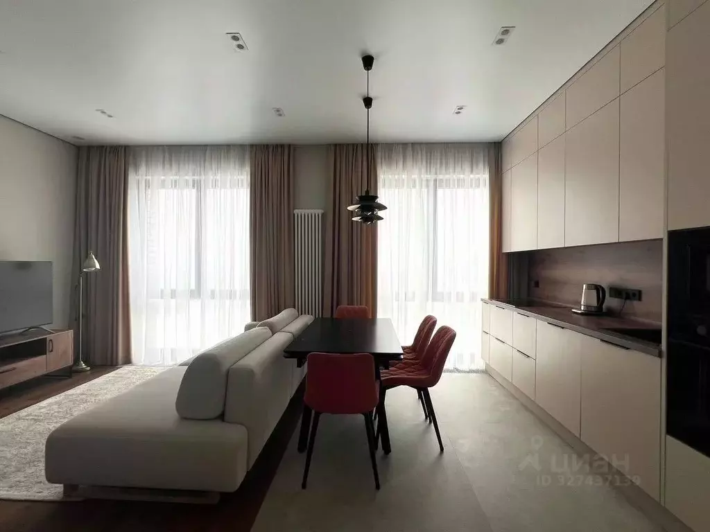 2-к кв. Москва Ингрид корпус, Павелецкая Сити жилой комплекс (62.7 м) - Фото 2