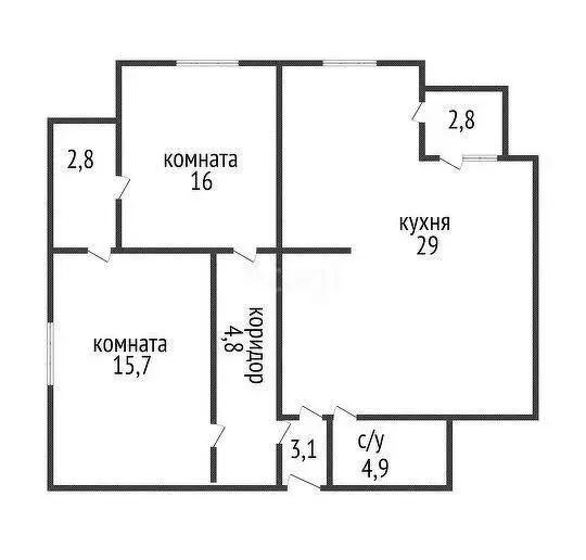 2-комнатная квартира: Краснодар, Московская улица, 158/2 (73.8 м) - Фото 0