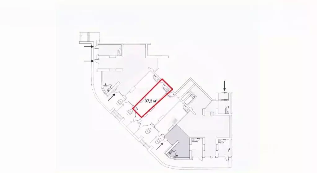 Помещение свободного назначения в Москва Ярцевская ул., 27к1 (37 м) - Фото 2