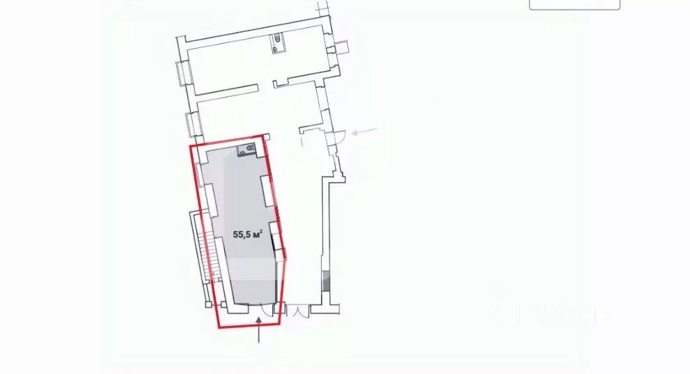 Помещение свободного назначения в Москва ул. Земляной Вал, 25 (56 м) - Фото 2