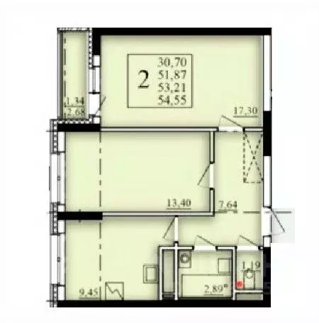 2-к кв. Башкортостан, Уфа Затон-Восточный жилрайон, Паруса жилой ... - Фото 1