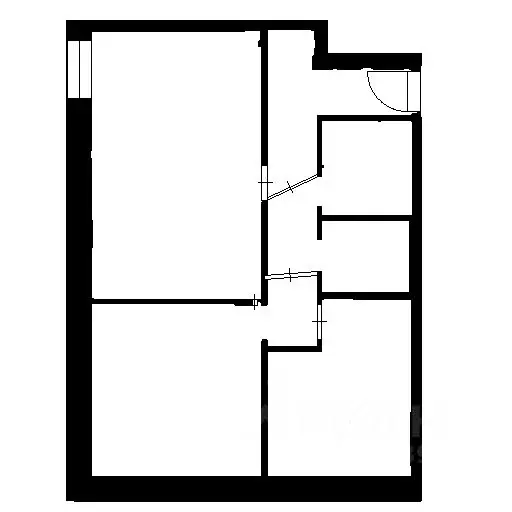 3-к кв. Москва ул. Архитектора Щусева, 2к3 (70.0 м) - Фото 2