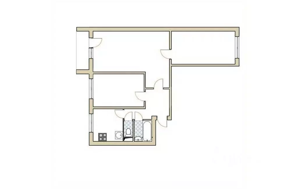 3-к кв. Тульская область, Тула Мясново мкр, проезд 4-й Мясново, 49 ... - Фото 0
