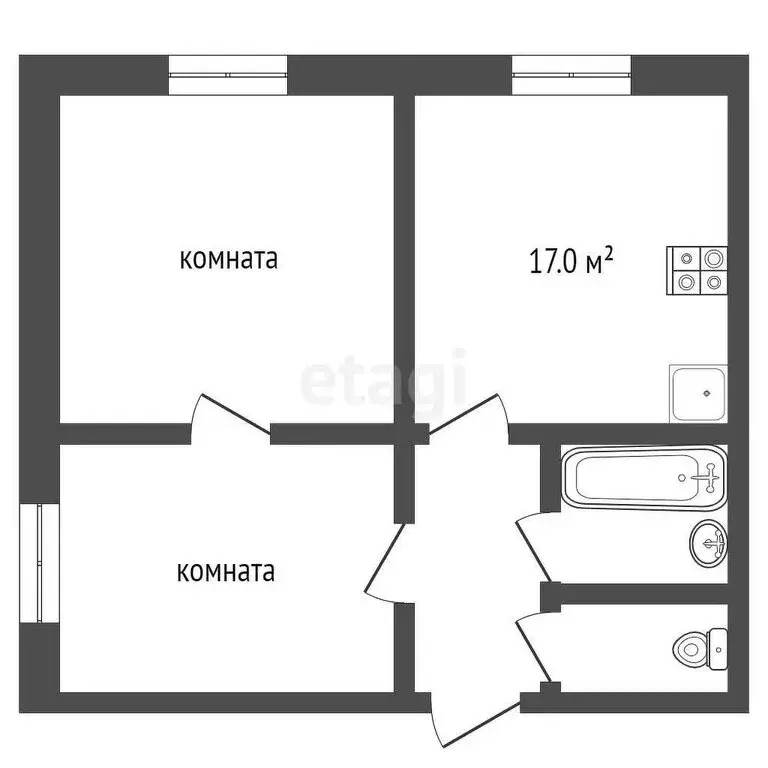 2-комнатная квартира: Пятигорск, улица 295-й Стрелковой Дивизии, 21 ... - Фото 0