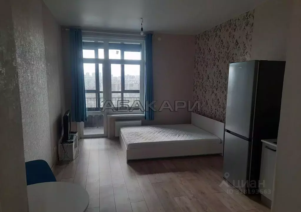 Студия Красноярский край, Красноярск Октябрьская ул., 16 (28.0 м) - Фото 1