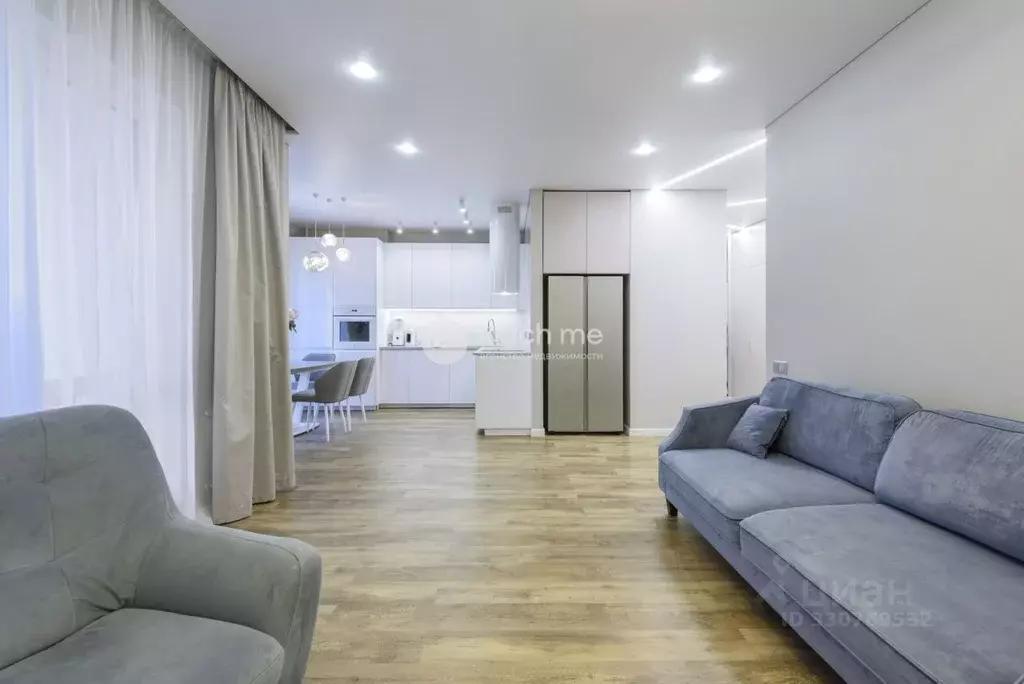 2-к кв. Татарстан, Казань ул. Генерала Ерина, 13к2 (84.1 м) - Фото 2