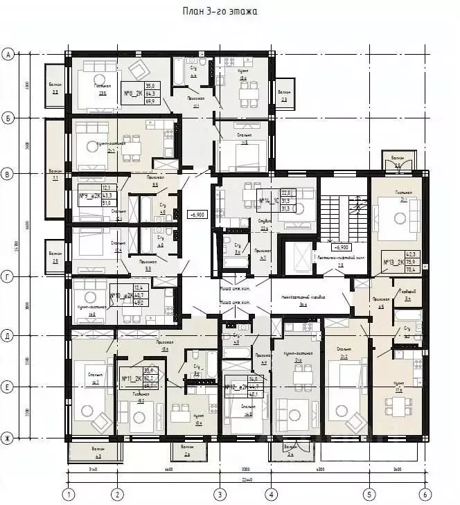 2-к кв. Дагестан, Дербент  (51.0 м) - Фото 2