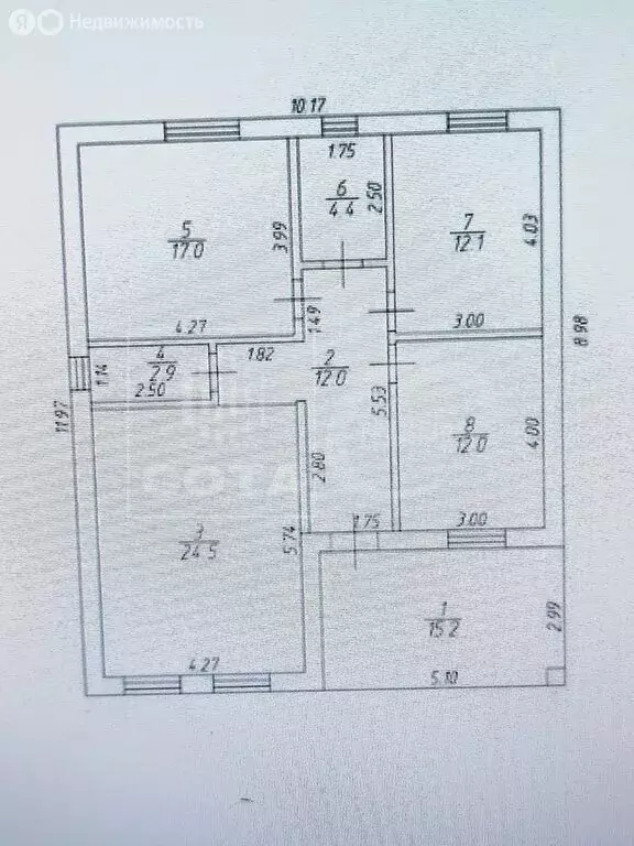 Дом в Новая Усмань, 2-я Степная улица, 19 (102 м) - Фото 0