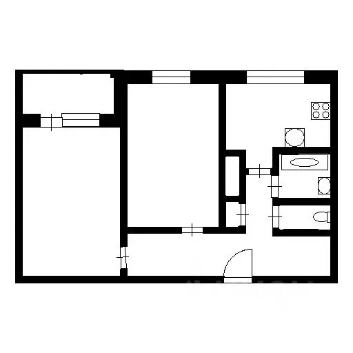 2-к кв. Санкт-Петербург ул. Стойкости, 29К1 (47.0 м) - Фото 1