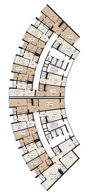 1-комнатная квартира: Сочи, Центральный район (36.17 м) - Фото 1