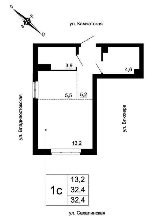 Студия Свердловская область, Екатеринбург ул. Кронштадтская (32.4 м) - Фото 0