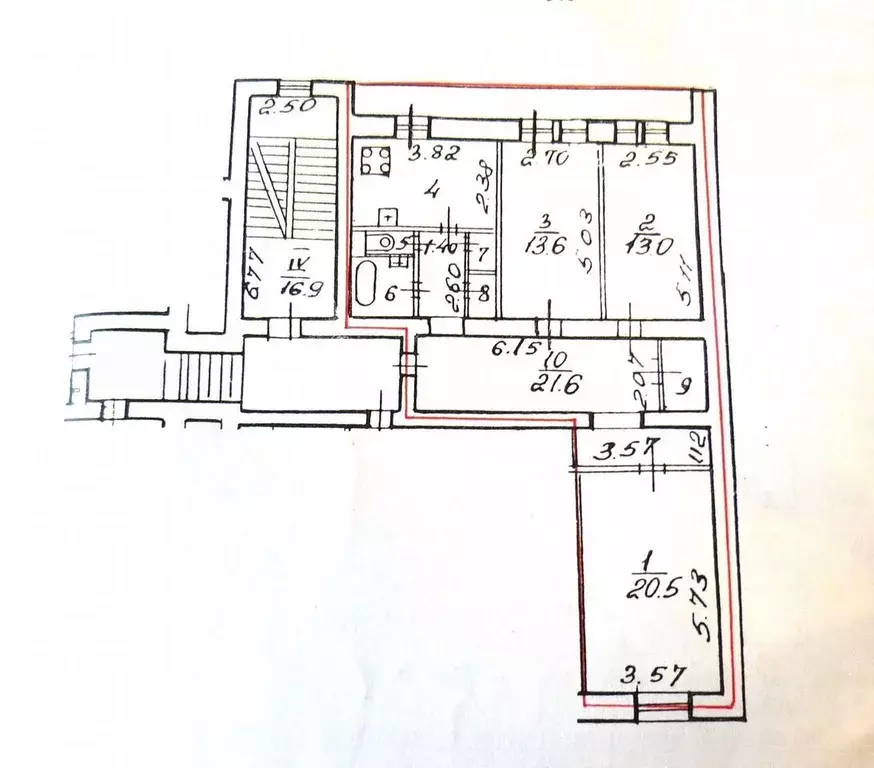 3-к кв. Санкт-Петербург Верейская ул., 26 (86.0 м) - Фото 0