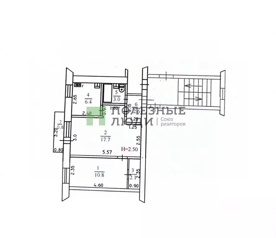 2-к кв. Краснодарский край, Новороссийск ул. Свердлова, 16 (42.6 м) - Фото 1