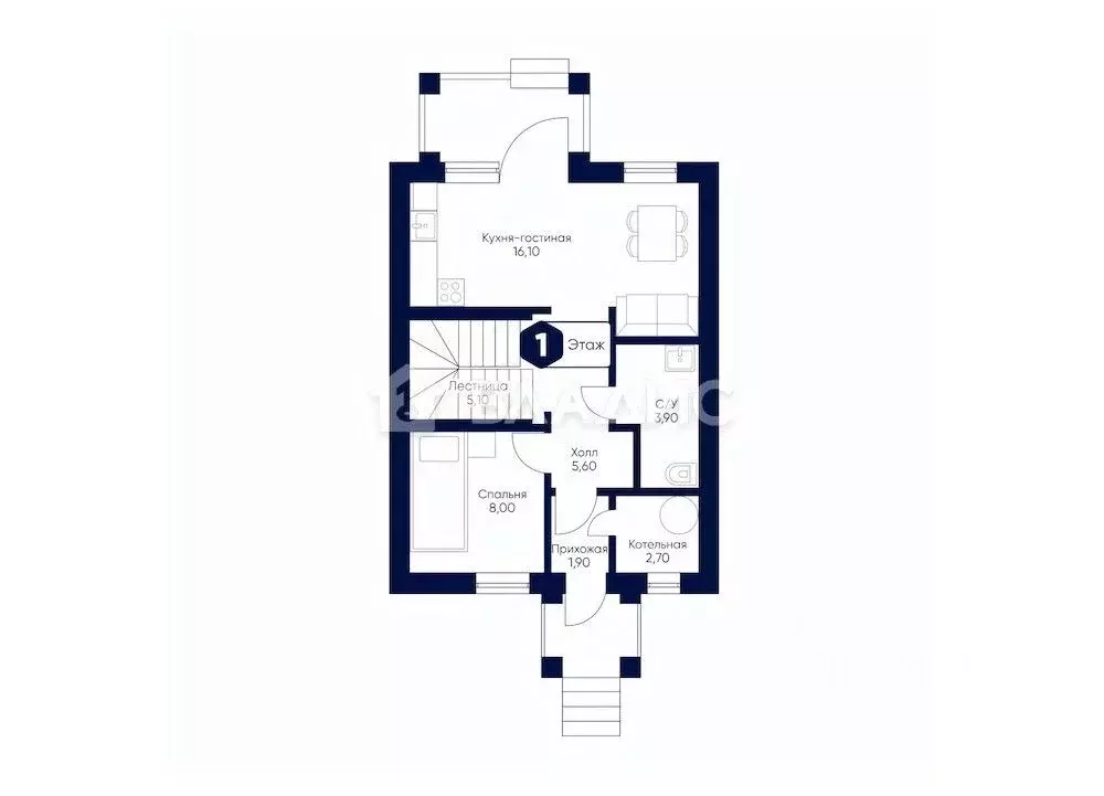 5-к кв. Московская область, Дмитровский муниципальный округ, с. ... - Фото 1