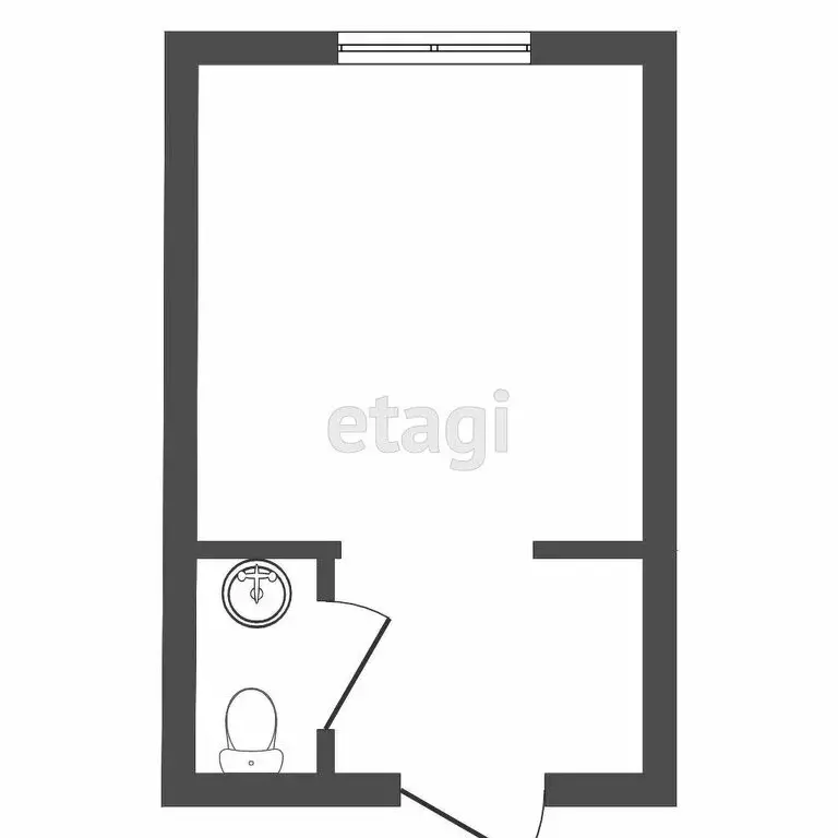 1-комнатная квартира: Красноярск, Спортивная улица, 180 (16.8 м) - Фото 1
