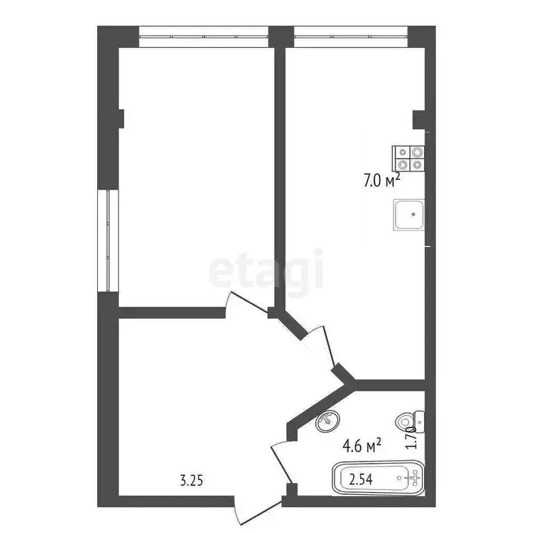 2-комнатная квартира: Сочи, микрорайон Донская, улица Гончарова, 7 ... - Фото 0