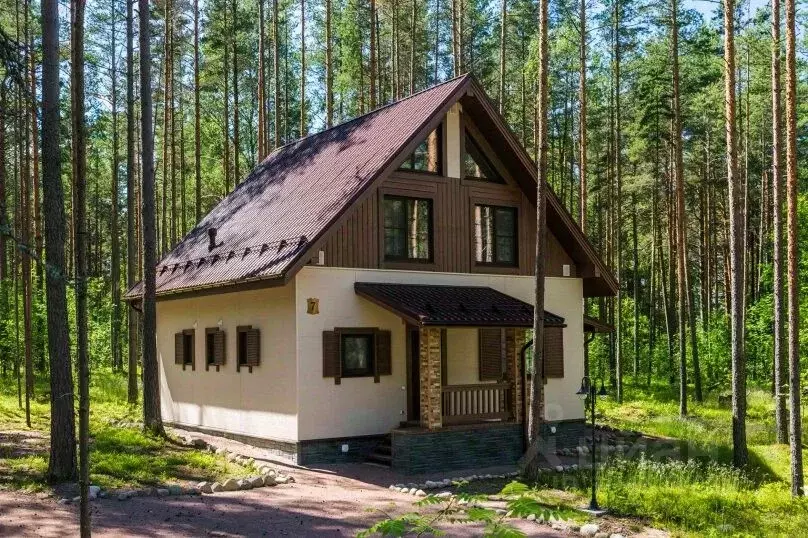 Дом в Ленинградская область, Приозерский район, Ромашкинское с/пос, ... - Фото 1