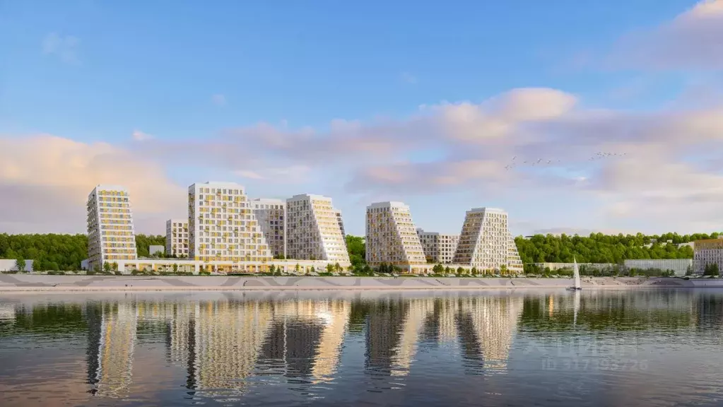 1-к кв. Нижегородская область, Нижний Новгород наб. Гребного канала ... - Фото 1
