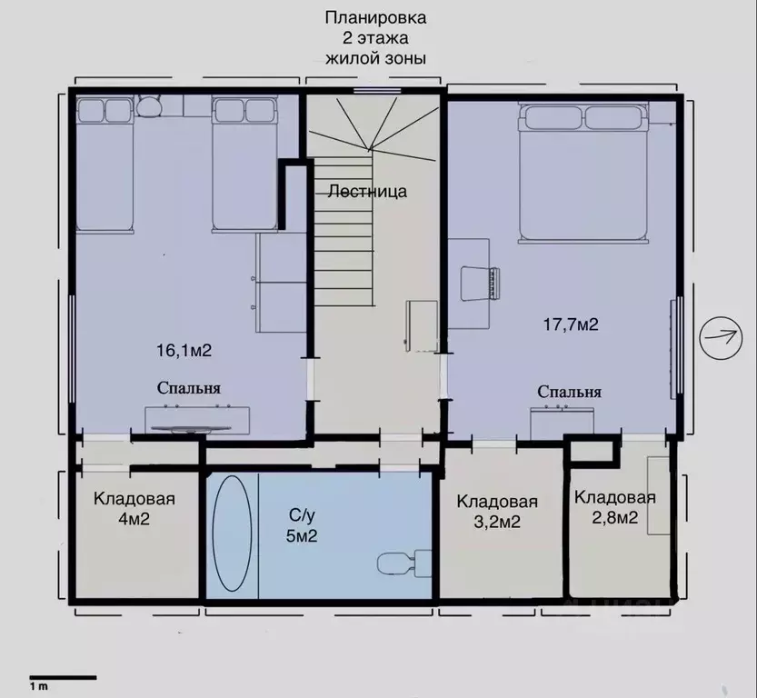 Дом в Самарская область, Самара ул. 9-я Просека 5-я Линия, 17 (350 м) - Фото 2