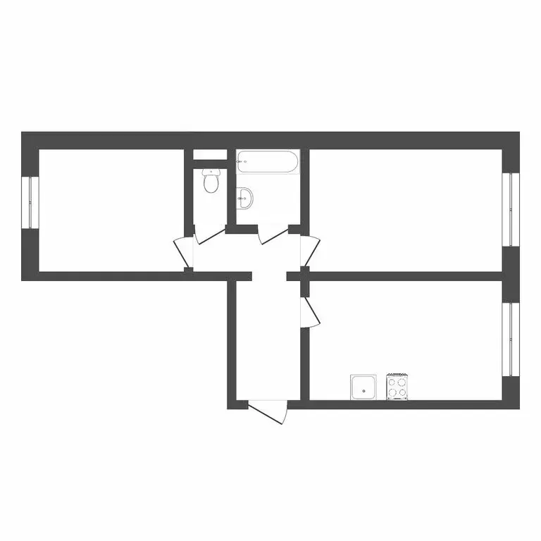 2-комнатная квартира: Тюмень, улица Павла Шарова, 9к1 (67.7 м) - Фото 1