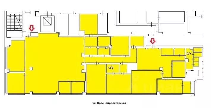 Офис в Москва Краснопролетарская ул., 16С1 (616 м) - Фото 1