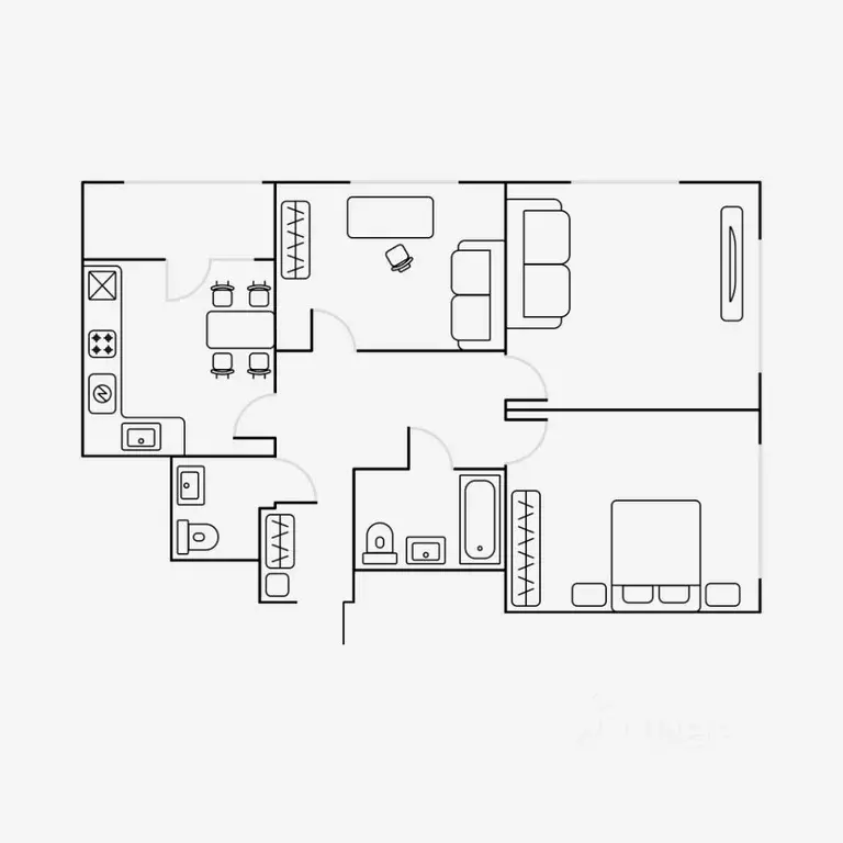 3-к кв. Москва ул. Берзарина, 30 (75.0 м) - Фото 0