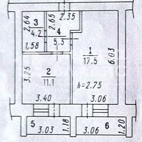 1-к. квартира, 38,1 м, 6/9 эт. - Фото 0