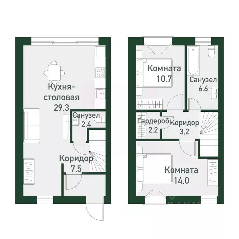2-к кв. Челябинская область, Челябинский городской округ, пос. ... - Фото 0