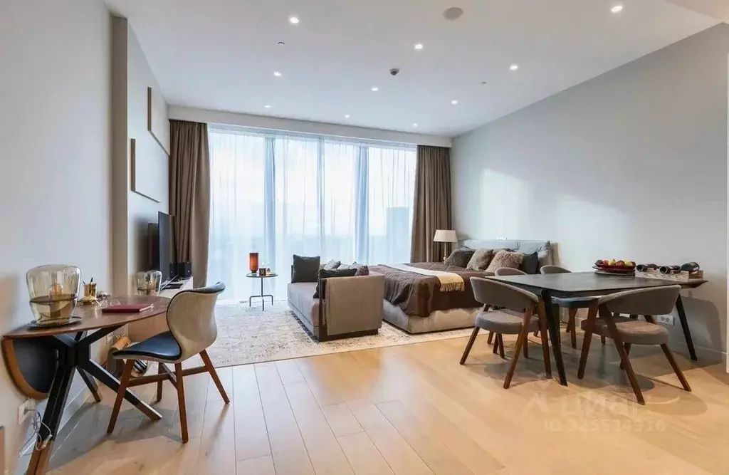 Студия Москва 1-й Красногвардейский проезд, 22с1 (51.0 м) - Фото 1