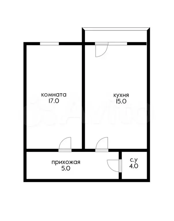 1-к. квартира, 41 м, 6/8 эт. - Фото 0