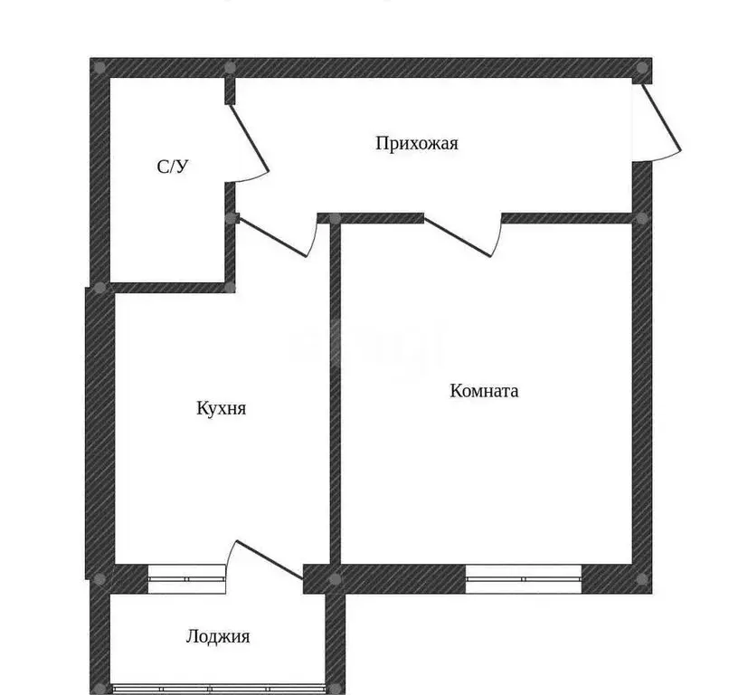 1-комнатная квартира: посёлок Майский, Ягодная улица, 40 (41 м) - Фото 1