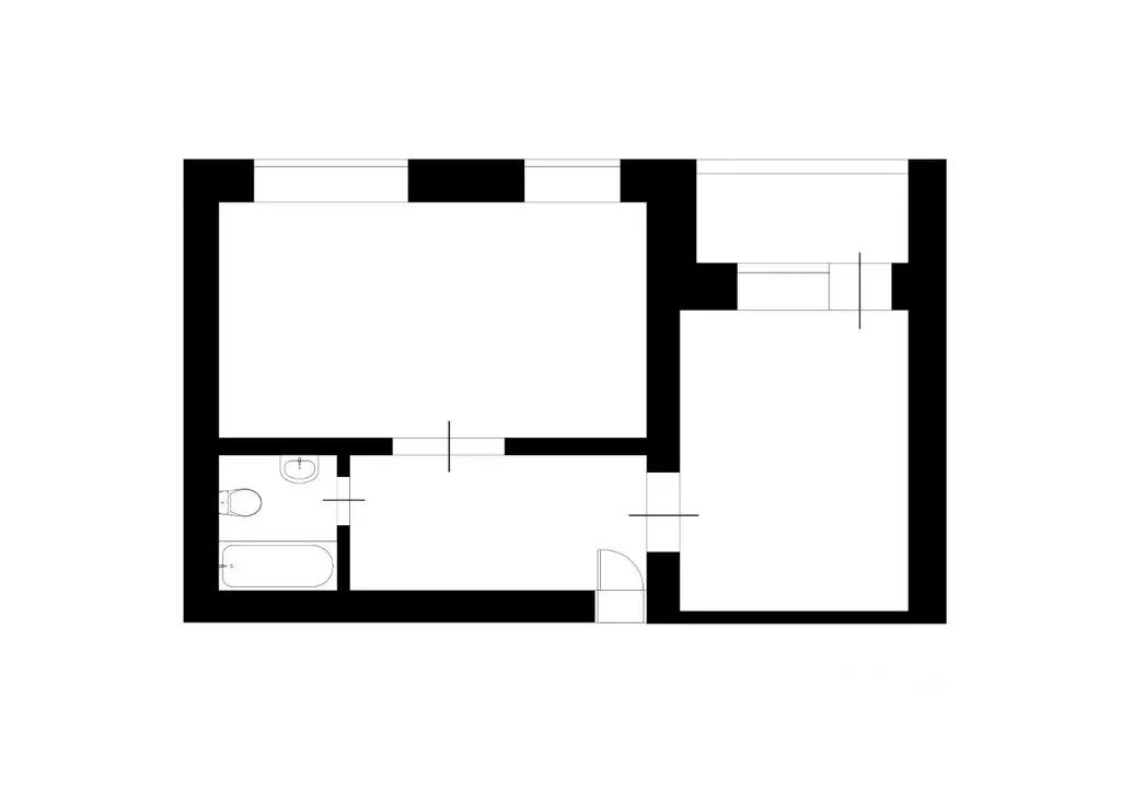 1-к кв. Белгородская область, Старый Оскол Буденного мкр, 6 (40.0 м) - Фото 2