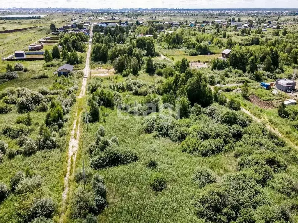 Участок в Тюмень, территория СОСН Изыскатель, Яблоневая улица (9 м) - Фото 2