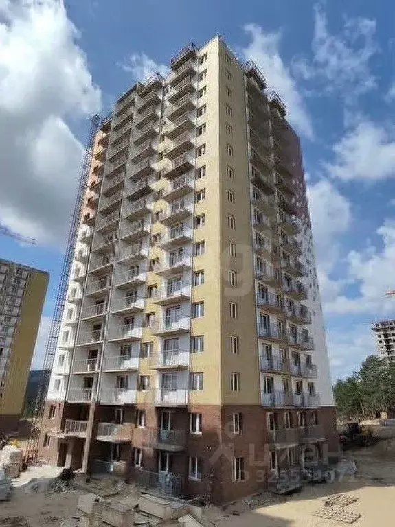 1-к кв. Бурятия, Улан-Удэ 140Б мкр, СмитИнвест жилой квартал, с8 ... - Фото 2