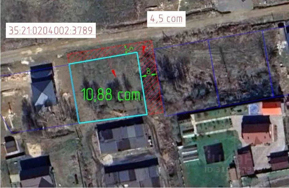 Участок в Вологодская область, Череповец ул. Кедровая (10.8 сот.) - Фото 0