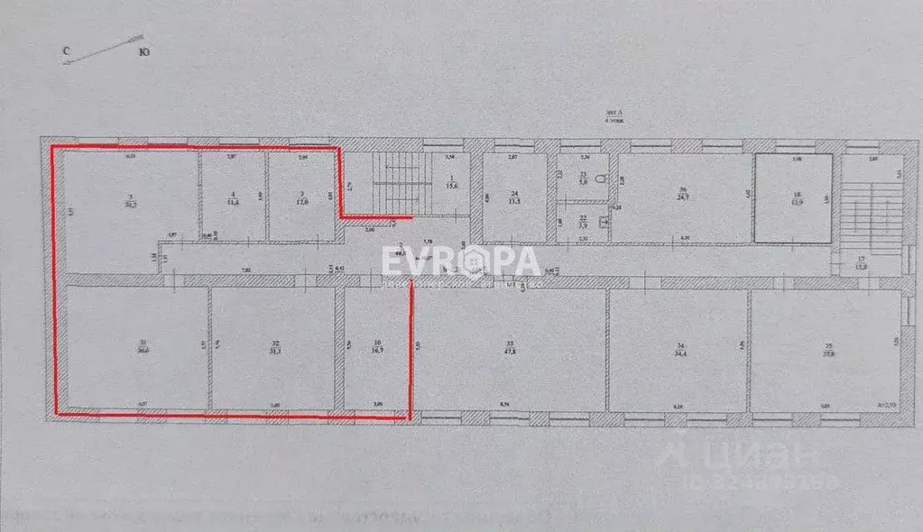 Офис в Ульяновская область, Ульяновск просп. Гая, 59А (392 м) - Фото 2