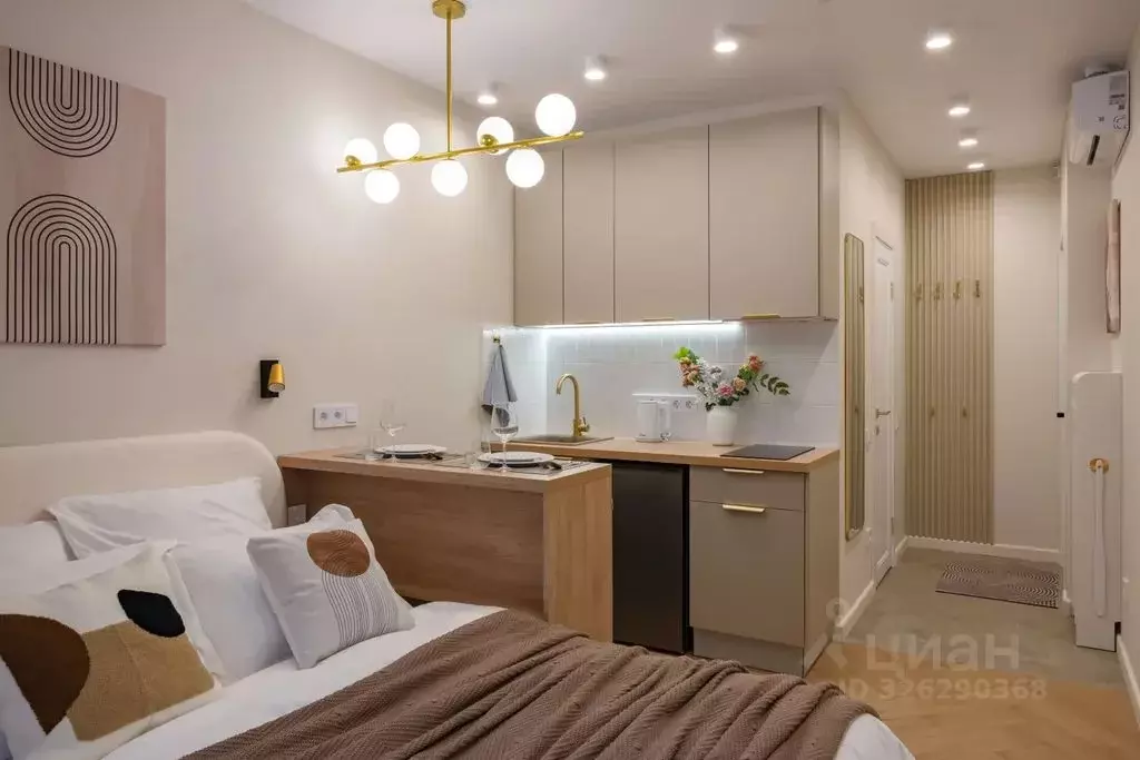 1-к кв. Москва № 2 кв-л, 5с4к1 (17.0 м) - Фото 2